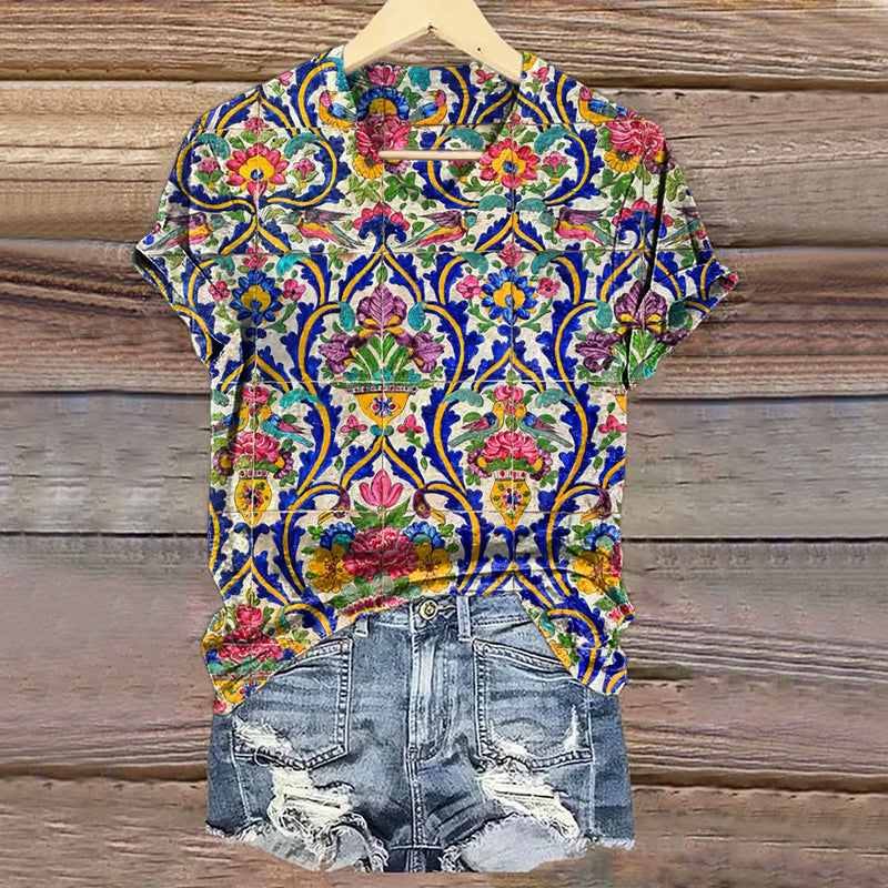 Camiseta de estilo vintage atemporal