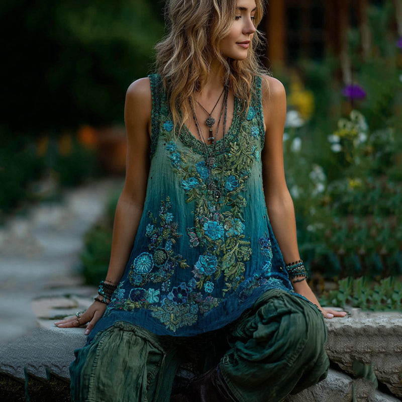 Top de estilo vintage atemporal