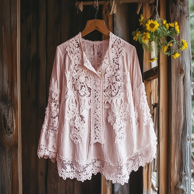 Camisa de diseño cuidado