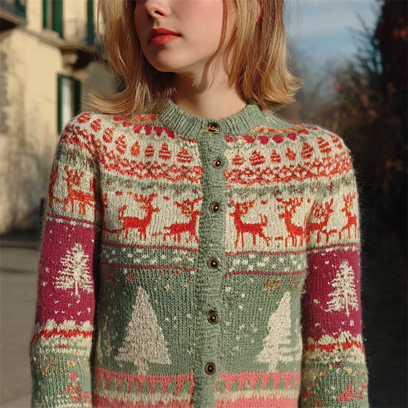Cárdigan de estilo vintage atemporal