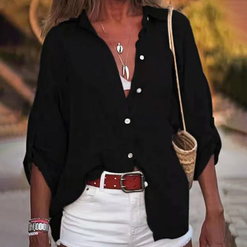Camisa de estilo vintage atemporal