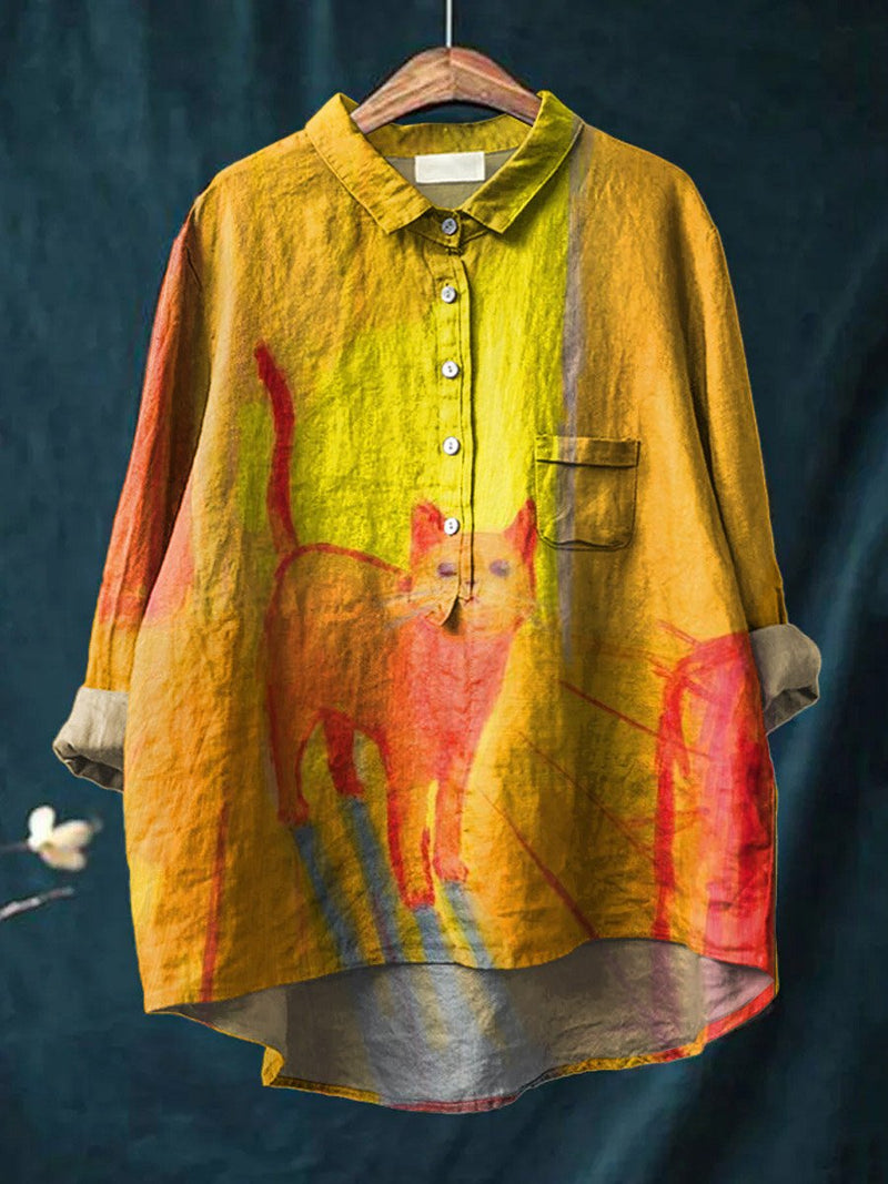 Camisa de estilo vintage atemporal