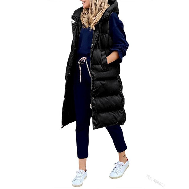 CM | Chaleco acolchado con capucha Bodywarmer