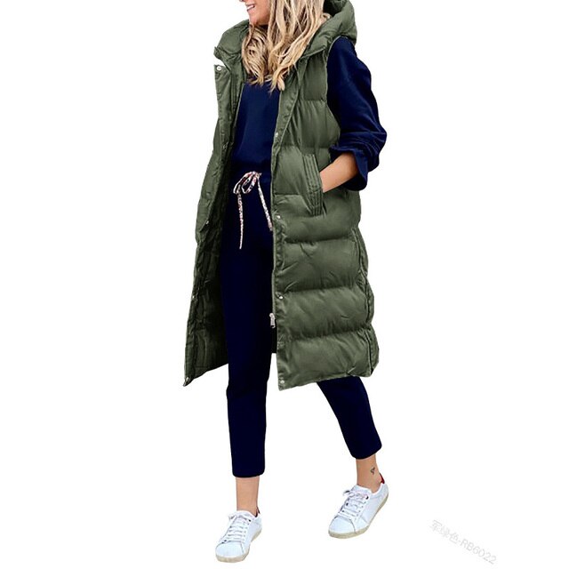 CM | Chaleco acolchado con capucha Bodywarmer
