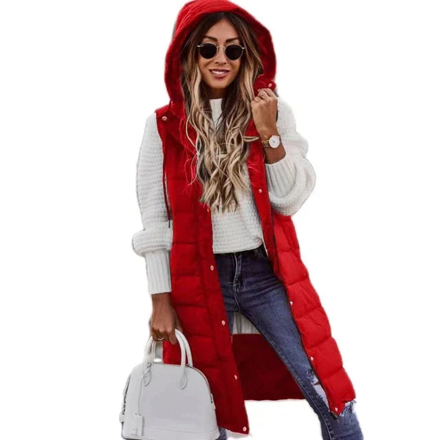 CM | Chaleco acolchado con capucha Bodywarmer