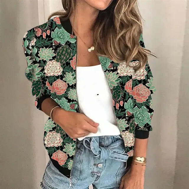 CM | Chaqueta Trendy Splashed para mujer