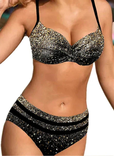 KL | Bikini de dos piezas estampado