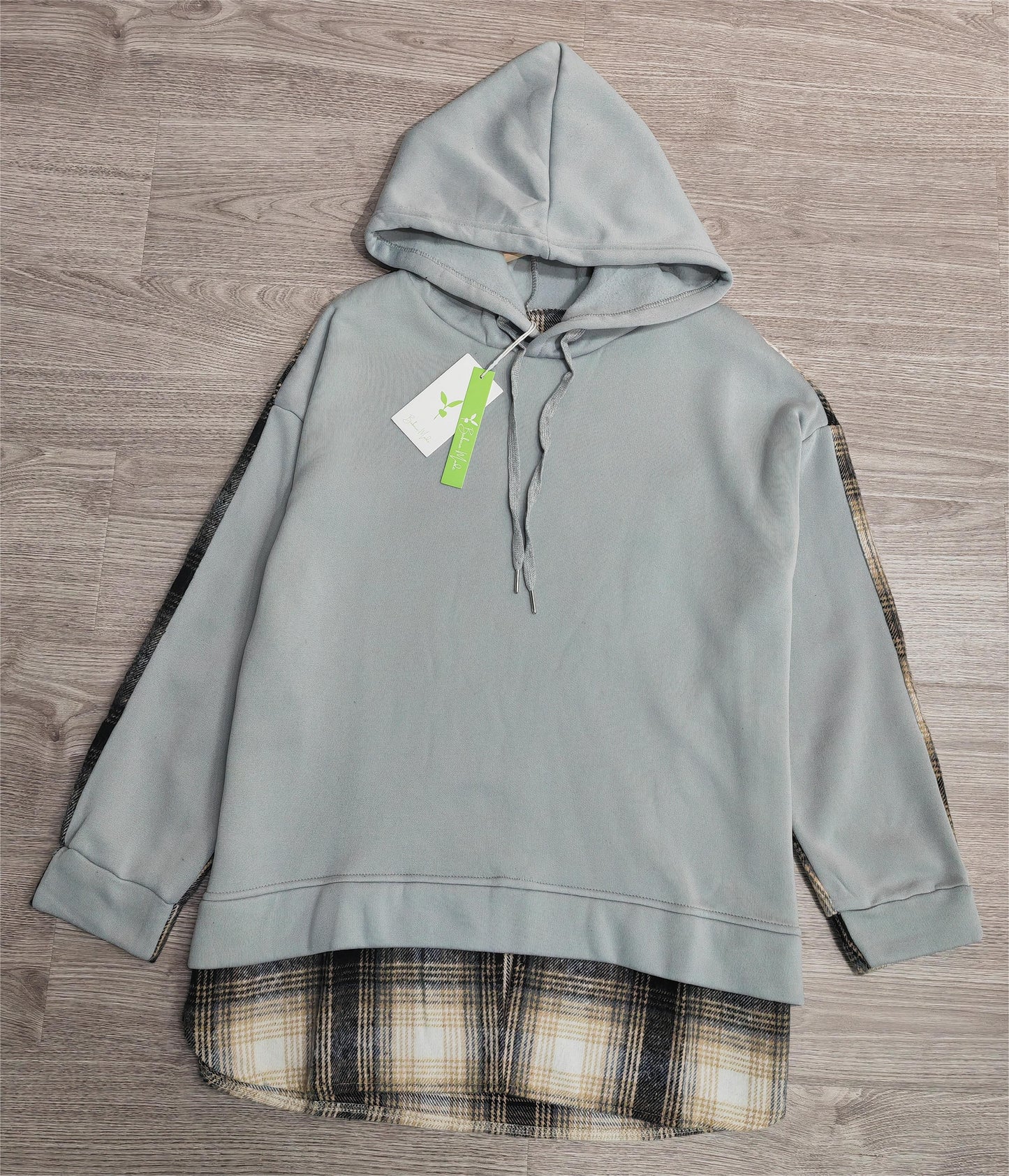 CM | Cómoda sudadera patchwork de manga larga