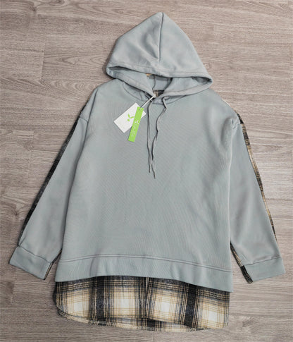 CM | Cómoda sudadera patchwork de manga larga