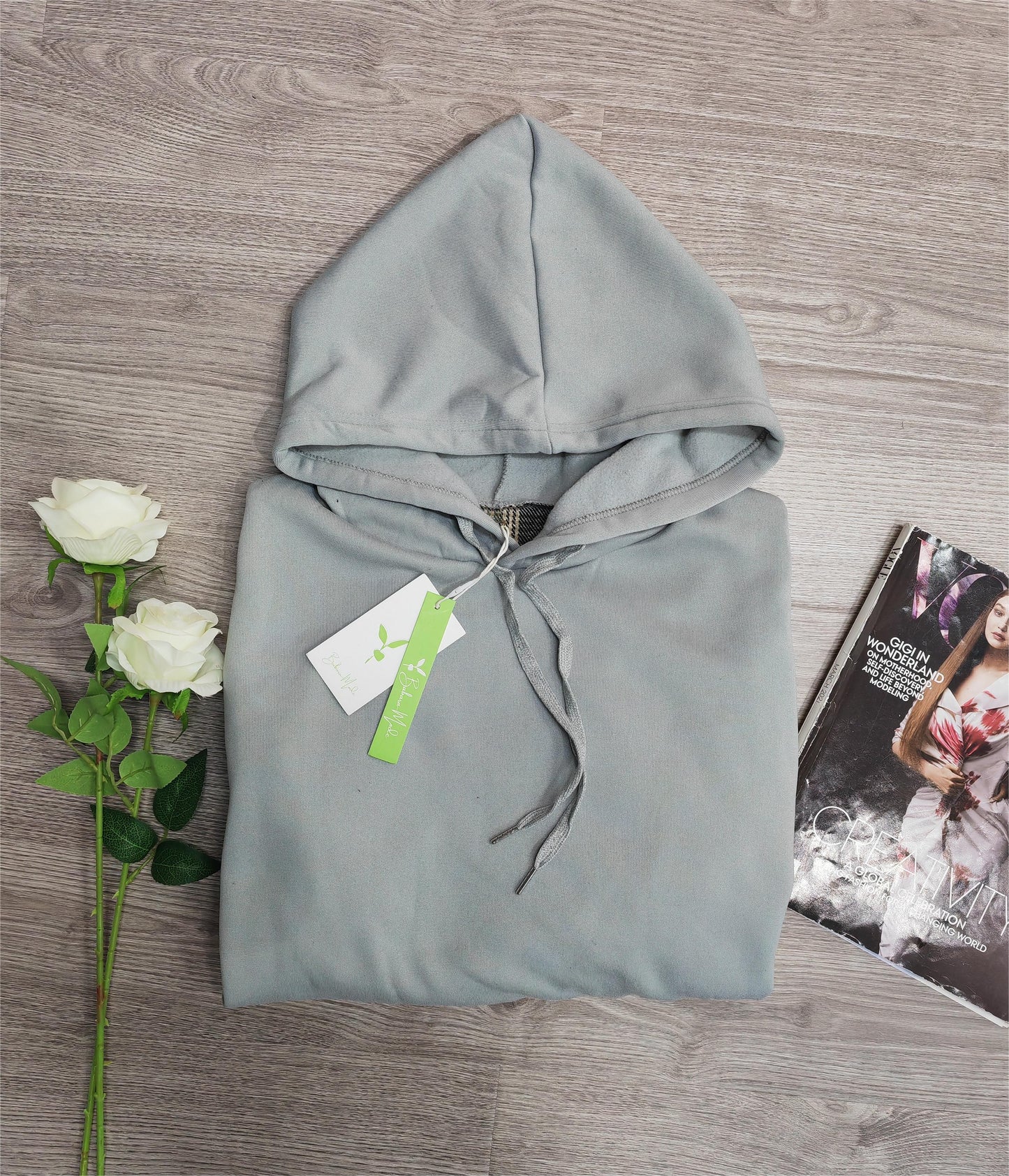 CM | Cómoda sudadera patchwork de manga larga