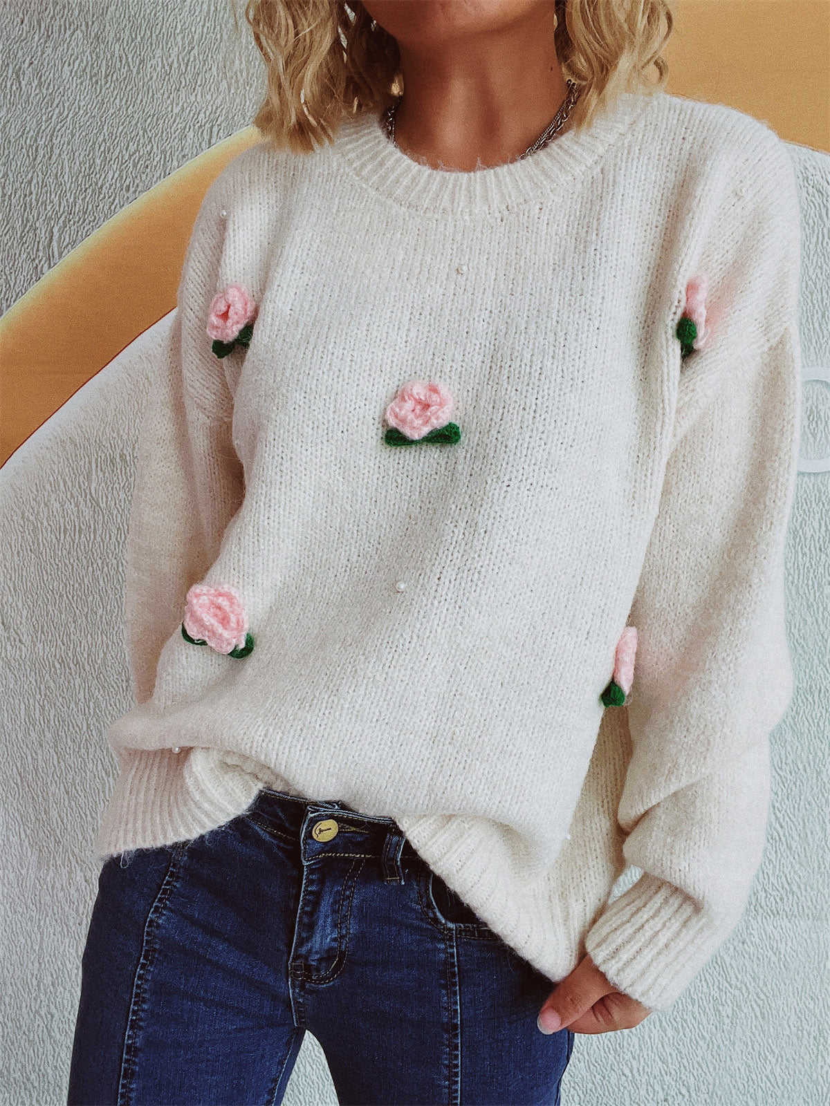 Suéter de inspiración vintage