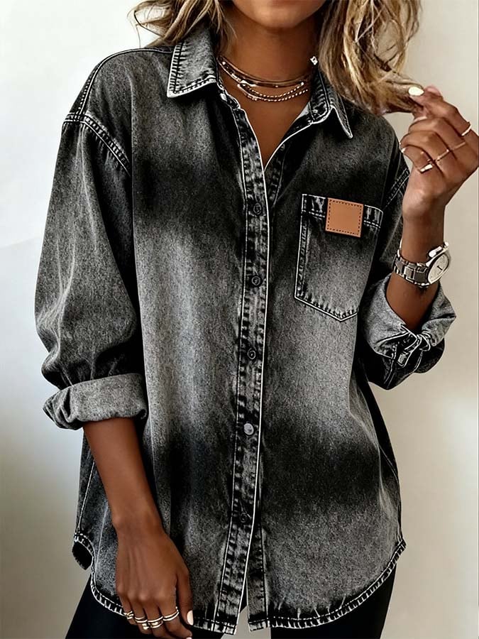 Camisa de estilo vintage atemporal