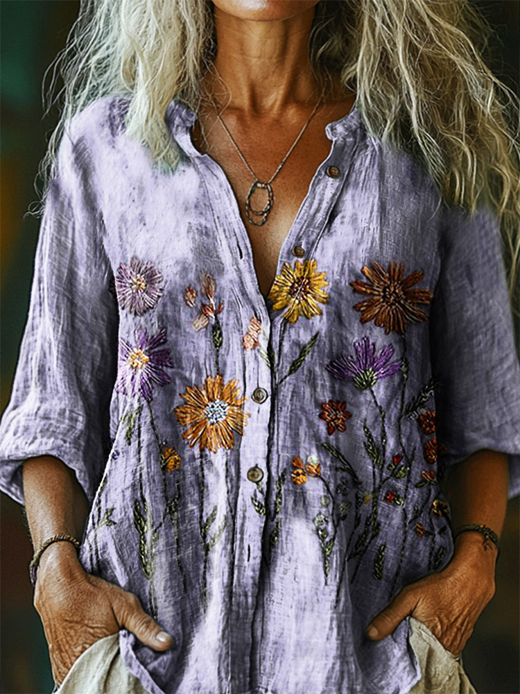 Camisa de inspiración vintage
