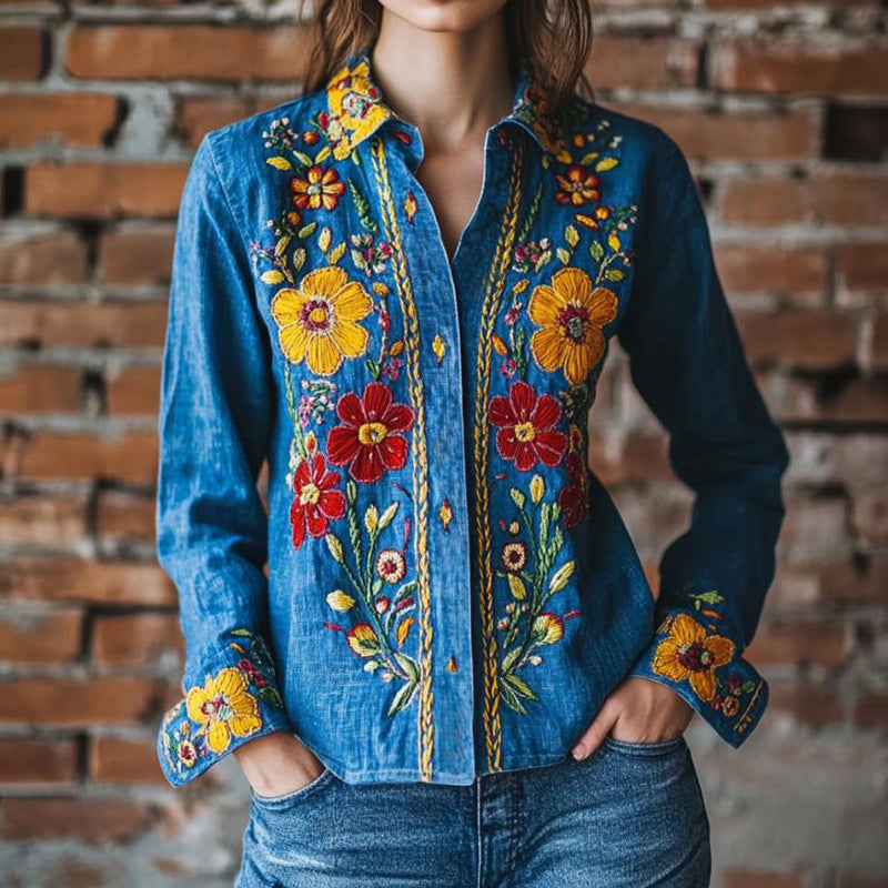 Camisa de inspiración vintage