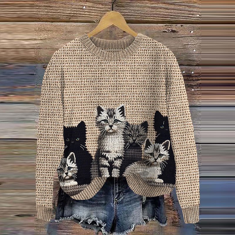 Suéter de inspiración vintage