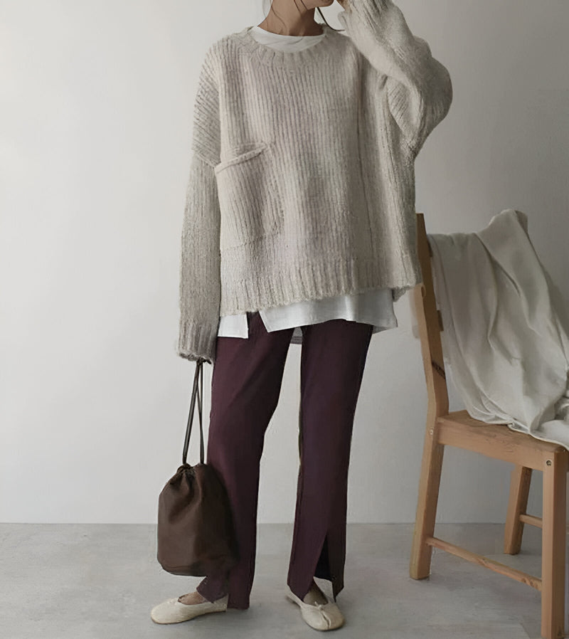 Suéter de estilo vintage atemporal