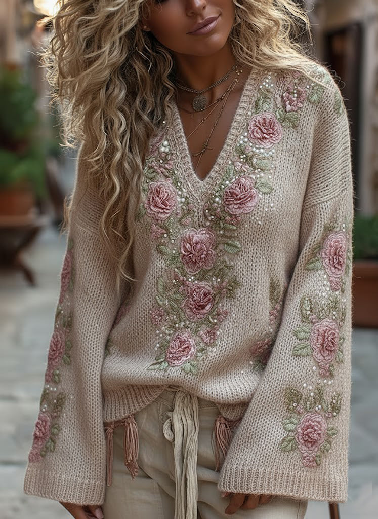 Suéter de estilo vintage atemporal