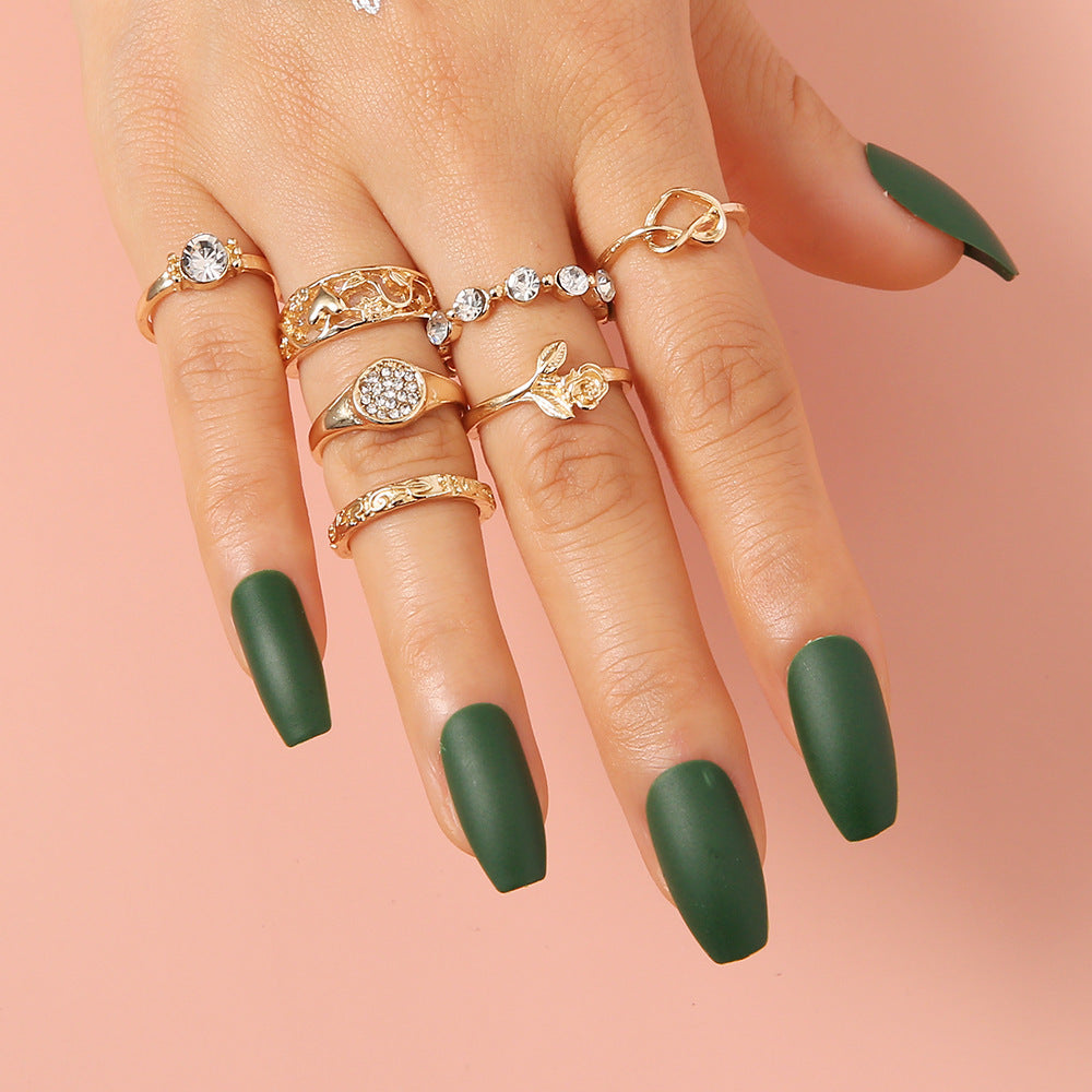 Oro Anillo encantador para cualquier ocasión