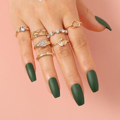 Oro Anillo encantador para cualquier ocasión