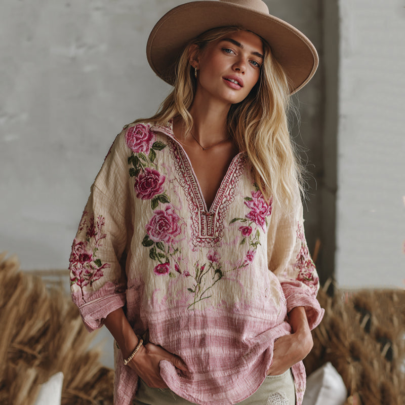 Camisa de inspiración vintage