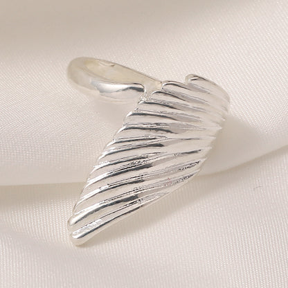 Plata Anillo clásico con encanto atemporal