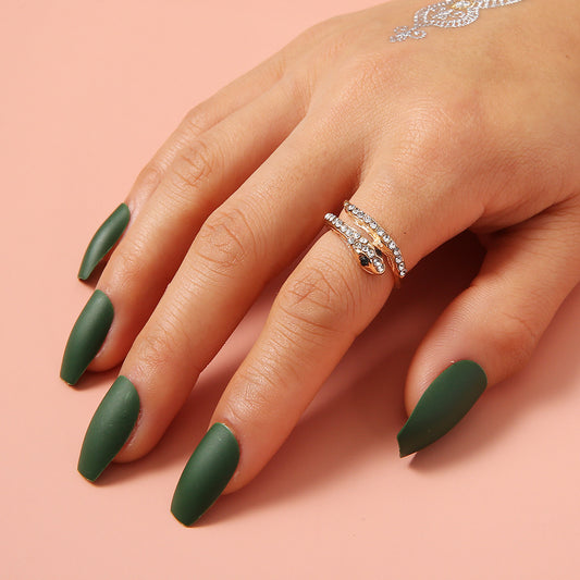 Oro Anillo clásico con encanto atemporal