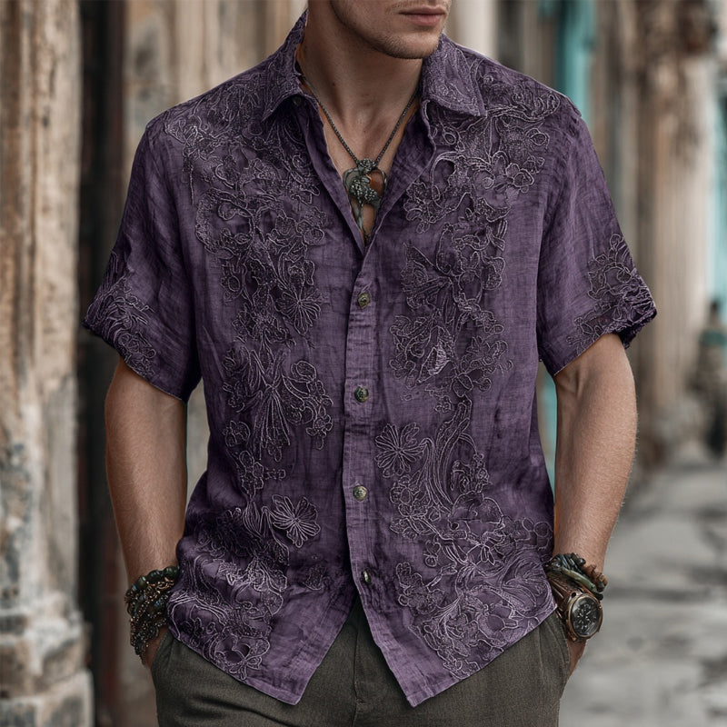 Camisa de diseño cuidado