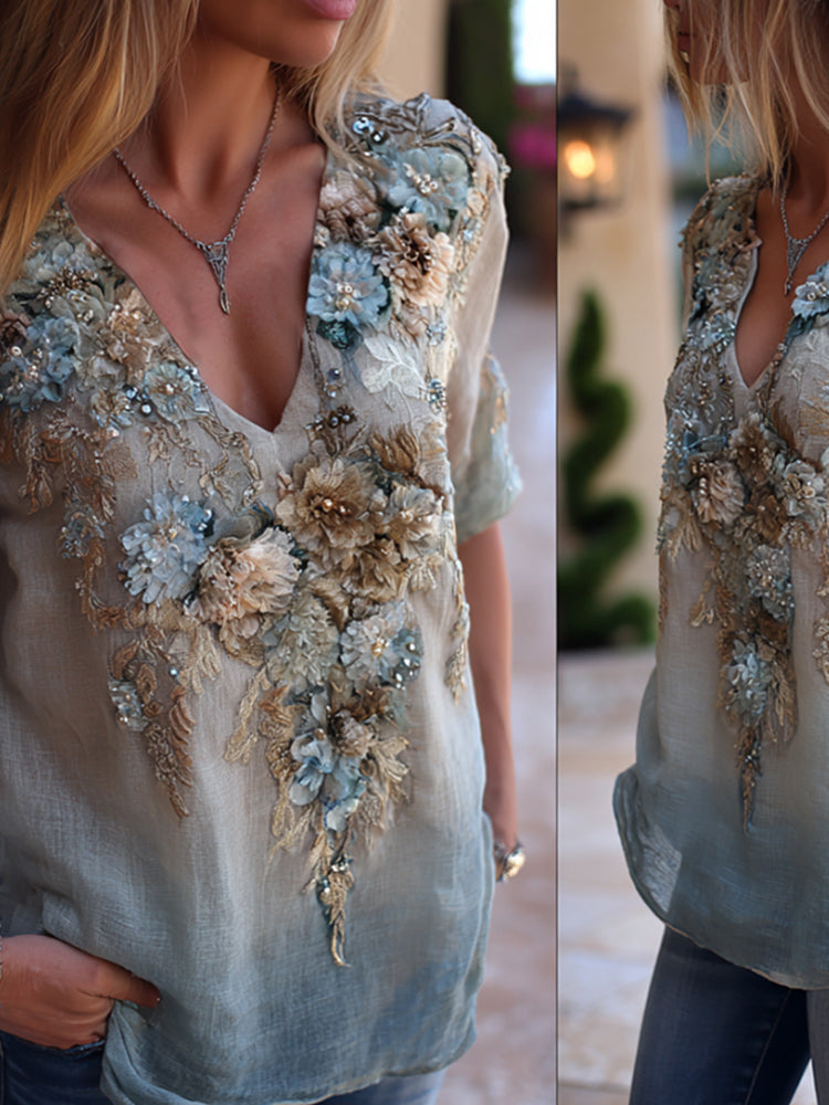 Camisa de inspiración vintage
