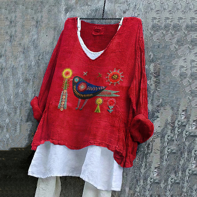 Camisa de inspiración vintage