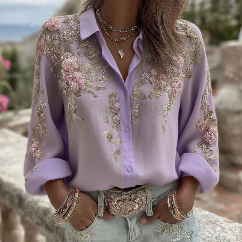 Camisa bellamente confeccionado