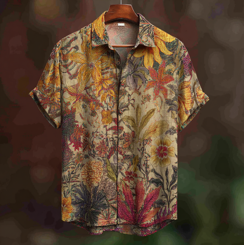 Camisa de estilo vintage atemporal