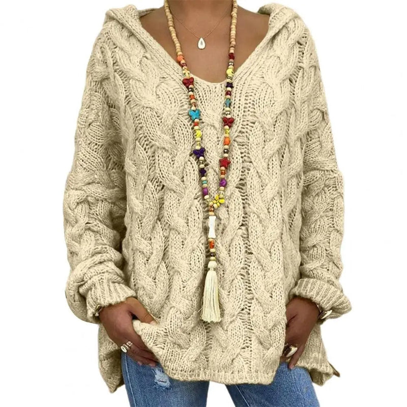 CM | Jersey con capucha y cuello en V