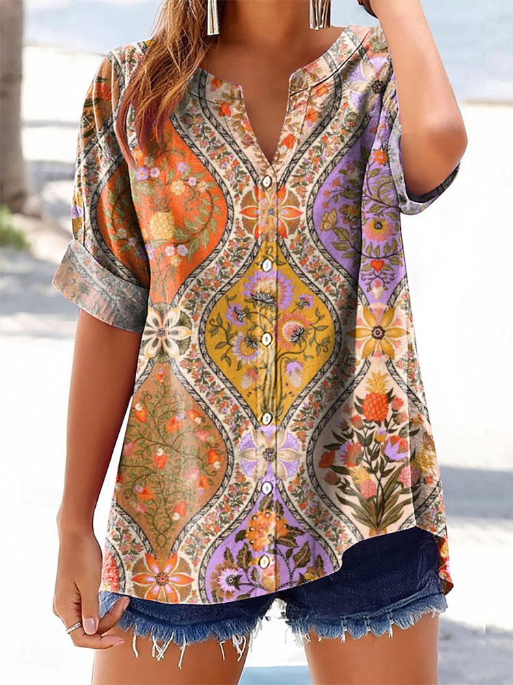 Camisa de inspiración vintage