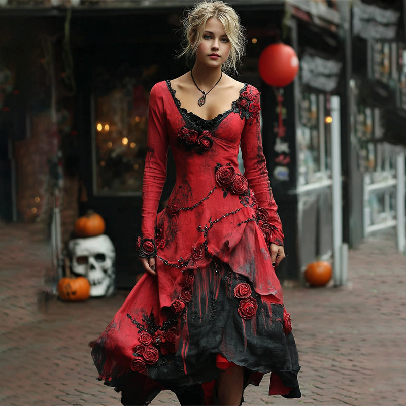 Vestido de inspiración vintage