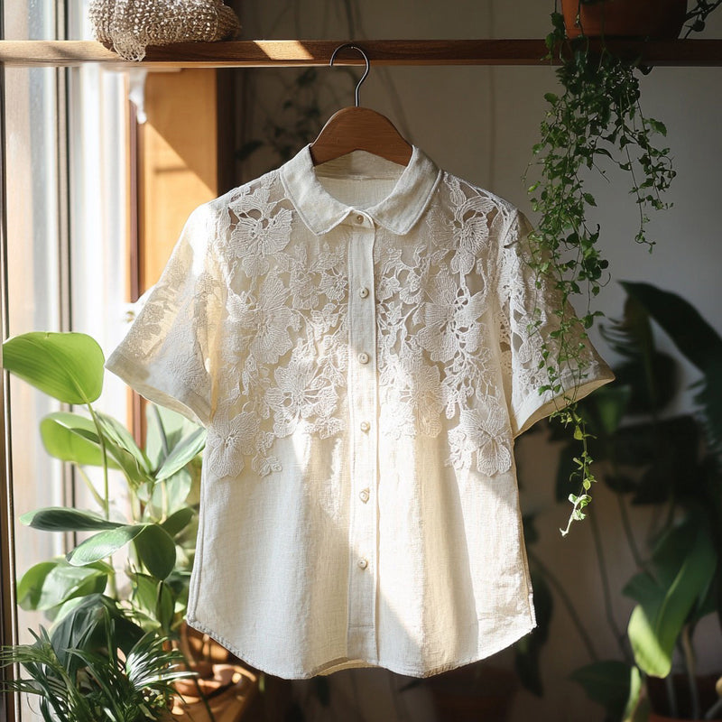 Camisa de inspiración vintage