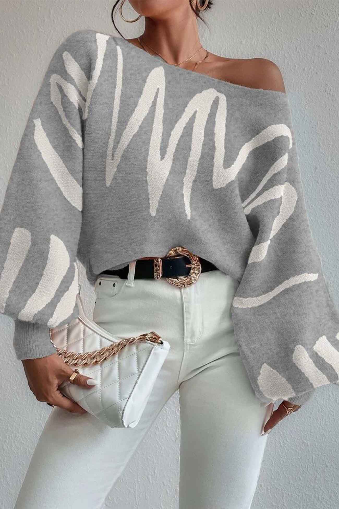Suéter de diseño cuidado