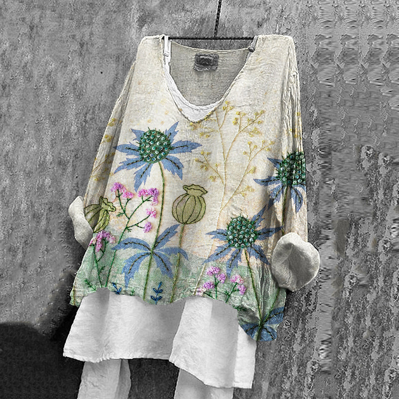 Camisa de estilo vintage atemporal