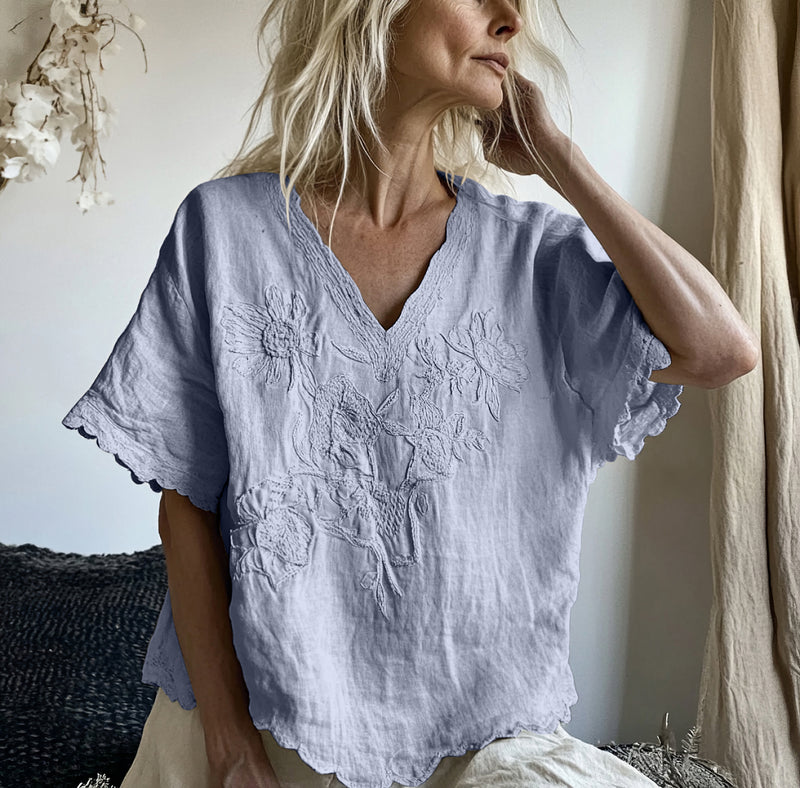 Camisa de estilo vintage atemporal