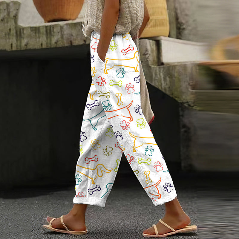 Pantalones de diseño elegante