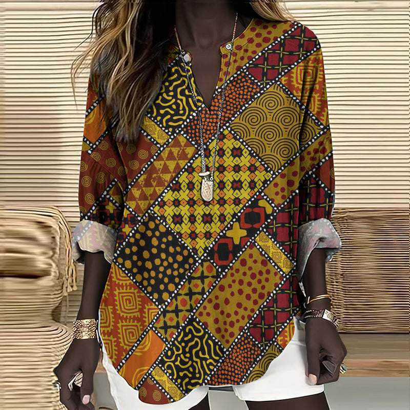 Blusa de inspiración vintage