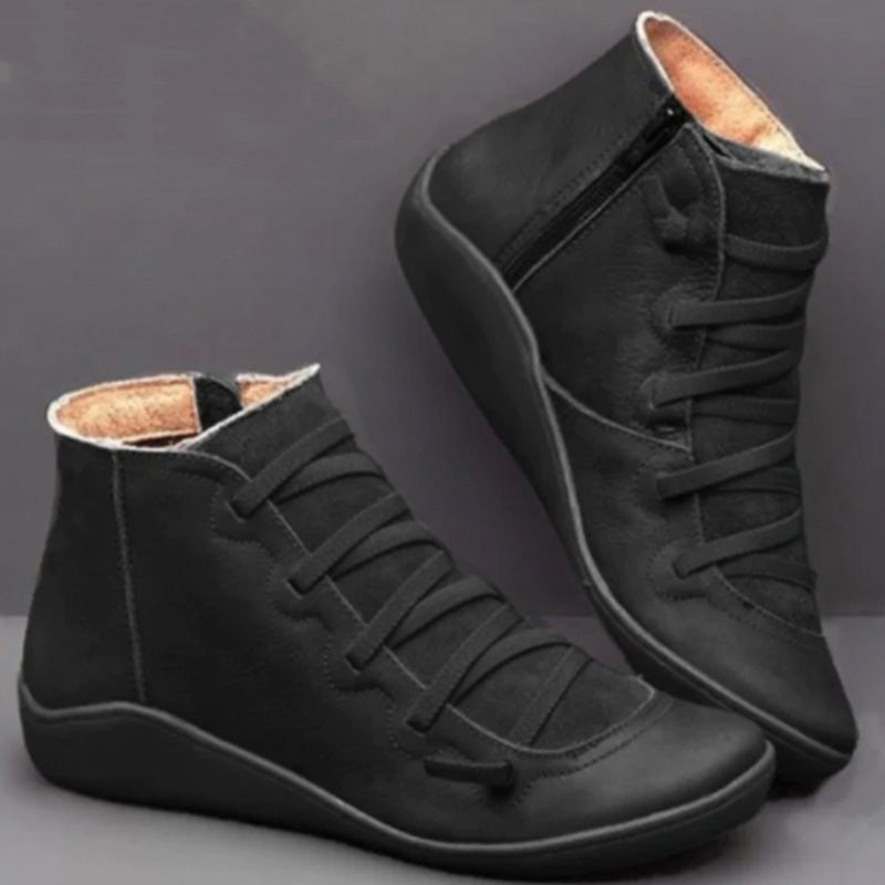 CM | Mujer Zapatos Moda Cuero Botín