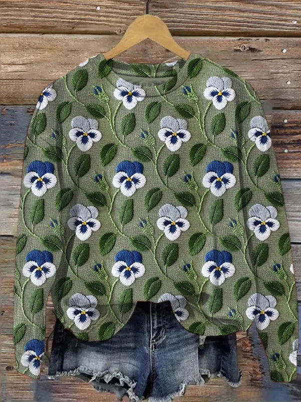 CM | Sudadera con estampado floral gráfico