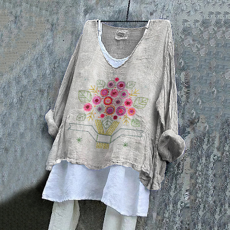 Camisa de inspiración vintage