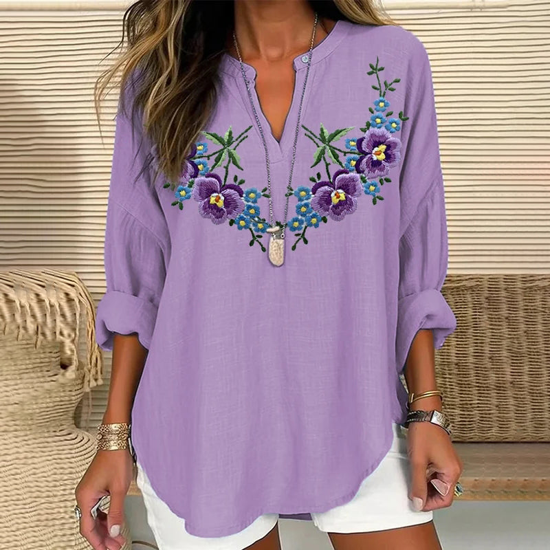 Camisa de estilo vintage atemporal