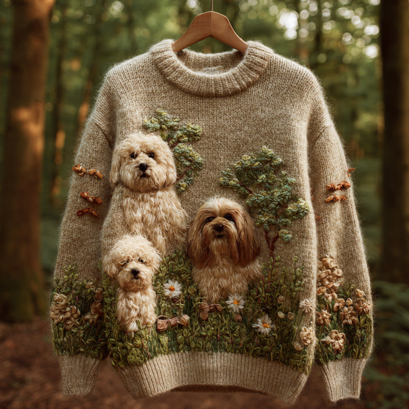 Suéter de inspiración vintage