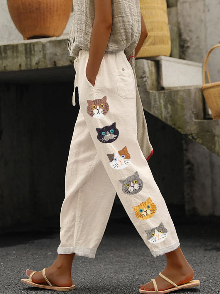 Pantalones de diseño elegante