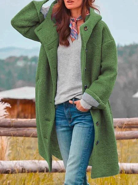 KL | Abrigo de lana oversize para mujer
