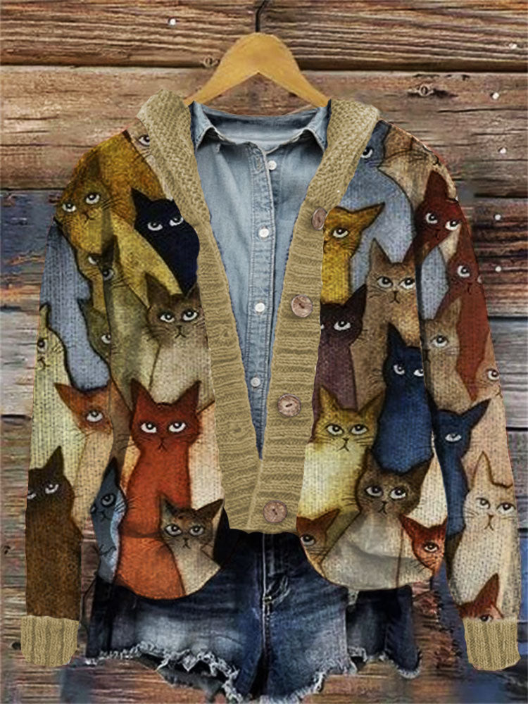 Cárdigan de estilo vintage atemporal