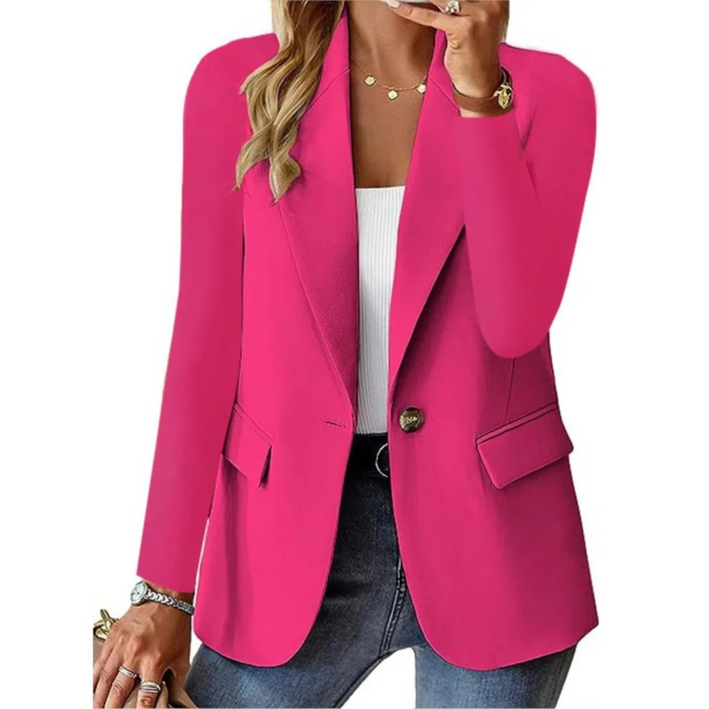 CM | Chaqueta casual de manga larga para mujer