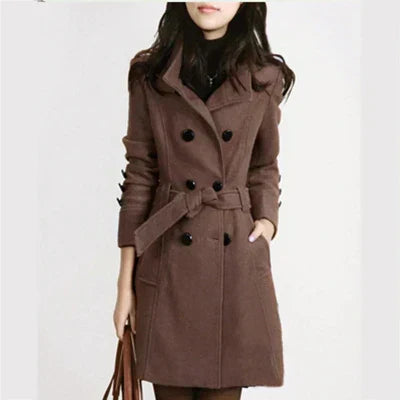CM | Elegante chaqueta con cinturón para mujer